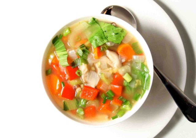 суп овощной диетический